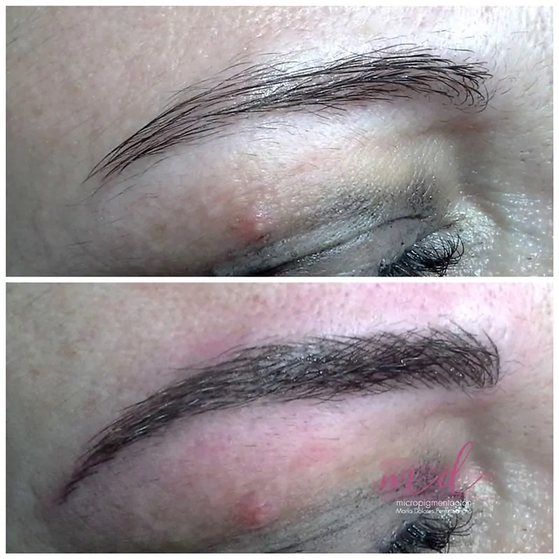 Micropigmentación cejas resultado natural